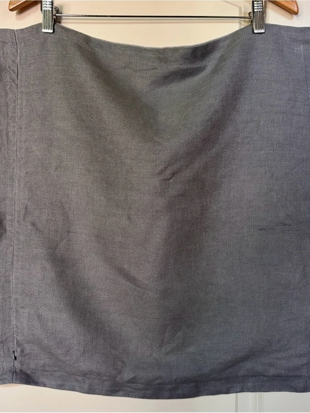 Pottery Barn Grays 100% Linen Sham Cover 20 x 20 in. Modern Minimalist Neutral